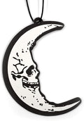 kreepsville 666 Hanging Horror Car Air Freshener Spooky Scent (Skull Crescent Moon Glow)