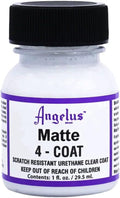 Angelus 4-Coat Finisher, 1 ounce bottle, Matte (902-01-000)