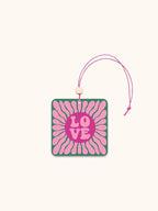 Studio Oh! Car Air Fresheners - Pack of 2 Scented Hanging Car Odor Eliminator - Unique Design with Decorative Bead - Blooming Love
