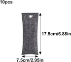 Activated Charcoal Air Purifying Bag (10 Pack 75g Each) Bamboo Charcoal Odor Absorber Air Freshener for Shoes, Closet, Car, Gray