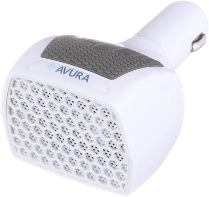 Micro3 Ozone Generator Air Purifier for Cars, Trucks, RVs, UTVs, Boats | Car Odor Eliminator and Air Freshener to Deodorize & Remove Smoke, Pet, Musty Odors (White)