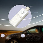 Belle Aroma® FlashScent™ USB Aromatherapy Bundle - for Car, Office, Home, and Travel - Includes 1 Pearl White Peppermint Oil Diffuser Kit, 1 Lavender FlashScent Essential Oil, and 7 Refill Pads