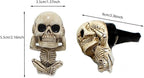 3 Pieces Novelty Cute Skull Car Air Fresheners Vent Clips Air Fresheners Vent Clips Cool， Car Accessories Interior Decorations Goth for Men Women Teens，Funny Christmas for Dad Mom
