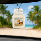 Yankee Candle Car Jar Ultimate, Coconut Beach, 0.96 OZ (Pack of 4)