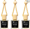 Gift Paradise® Passionfruit Pineapple Hanging Car Air Freshener Set of 3 (10 ml Each) – Long-Lasting Tropical Fragrance Oil Diffuser for Car, Home & Office | Velvet Gift Bag Included