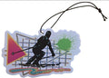 ThatsRad Car Air Freshener Duck Fly Fishing Fish Hunting Stocking Stuffer (One Size, Retro Ski)