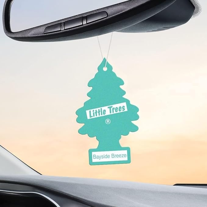 LITTLE TREES Car Freshener C15-U2P20621 Little Trees Bayside Breeze Scent - Pack of 2