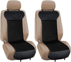 ZONETECH Car Seat Cover Travel Seat Cushion, 2-Pack Universal Classic Black Comfortable Breathable Seat Cover
