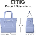 RTIC 2-in-1 Chillout Bag Soft Insulated Cooler Tote, Portable, for Lunch, Beach, Travel, Drink, Beverage, Car, Camping, Picnic, 24-Can Capacity,