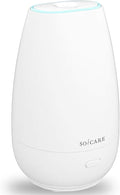 SOICARE Diffuser,USB Plug-in Car Portable Aromatherapy Diffuser,Essential Oils for Diffusers with 7 Colors Lights 2 Switch Mode Waterless Auto Off for Car Home Office Room (White)