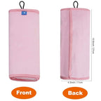 COOLBEBE Seat Belt Pillow for Kids, Extra Soft Toddler Travel Pillow for Car Seat, Universal Carseat Strap Cushion Pads for Childs Baby People Adults, Pink