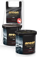 AREON GSLB02 Car Perfume GEL Can LUX Air Freshener Long Lasting Scent for Car or Home Odor Eliminator - SILVER