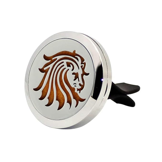 Regular Size (Lion Head) 30mm Stainless Steel, 7 pads, 1 Essential Oil