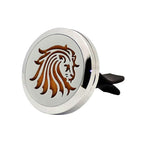 Regular Size (Lion Head) 30mm Stainless Steel, 7 pads, 1 Essential Oil
