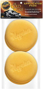 Meguiar's 4" Foam Applicator Pads, 4 Count - Ultra-Soft Hand Applicators with a Tight-Cell Foam Construction for a Smooth Application of Waxes, Polishes, Tire Dressing, Protectants and More, 4 Pack