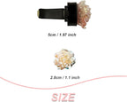 6Pcs Car Air Freshener Cute Colorful Small Flower Air Vent Clips Interior Decoration Charm Accessories for Women Girl