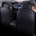 for Chevy Equinox Seat Covers 2005-2026, Full Coverage Customized Car Seat Covers, Premium Leather Waterproof Stain-Resistant Easy to Install (Luxury 5 Seats, Black&Red)