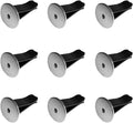 20 Pcs Metal Round Head Black Car Air Vent Clips with Auto Freshener & Perfume Feature