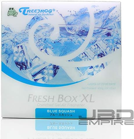 Treefrog Xtreme Fresh Box XL Air Freshener Scent Extra Large 400g - Black Squash/Blue Squash/Green Squash/White Peach/New Car (Blue Squash)