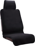 INFANZIA Premium Waterproof Seat Cover Towel Protector Neoprene Universal Fit, Upgraded 100% Washable & Removable Non-Slip Sweat Carseat Towel Covers, Perfect for Gym/Yoga/Workout（Black,1PCS