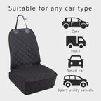 Waterproof Front Seat Car Cover, Pet Front Cover for Cars, Scratch Proof & Nonslip Seat Pet Cover, Dog Car Seat Cover with Seat Belt Fits Most Cars, Suvs