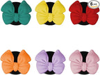 6PCS Bow Car Air Freshener Clips, Cute Air Conditioning Vent Clip, Aesthetic Car Interior Decoration Accessories, Automotive Dashboard Air Vent Trim Clip for Women Girl (Colorful 2)