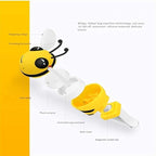 2PCS Little Bee Car Air Vent Clip, Automobile Perfume Air Conditioning Vent Accessories, Cute Car Air Freshener Gift (yellow)
