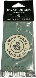 Swan Creek Candle Co. Fresh Cut Christmas Tree Hanging Car Air Freshener Pack of 3