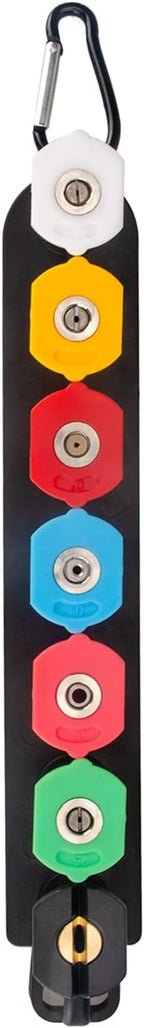 Pressure Washer Tips, Set of 7 Pressure Washer Nozzle Tips with Nozzle Holder, 1/4 Inch Quick Connect Power Washer Tips, 4000 PSI, Multiple Degrees Rinse Kit, Pressure Washer Accessories