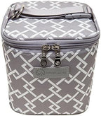 Cold Gold Breastmilk Cooler Bag with Safety Tested Ice Pack – Insulated Milk Storage for Work, Travel & Daycare – Fits Bottles & Pump Parts – Durable, Washable, Safety-Tested Cooler for Moms (Gray)