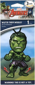 Plasticolor Hulk Car & Office Air Freshener - 3 Count Green Vanilla Scent Wiggler