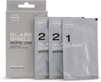 Nasiol GlasShield Wipe-On Nano Rain Repellent Wipe Kit, Ceramic Coating for Windshield, Quick & Easy Application, Easy to Clean, Car Rain-Repellant, Durable Lasts for 15,000 Miles
