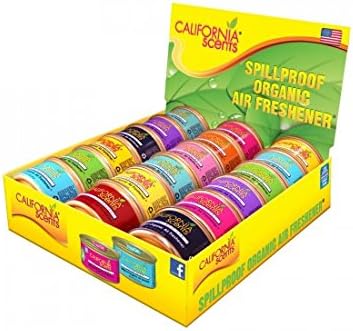 California Scents Can-12ct Mc Spillproof Organic Air Fresheners (Pack of 12)