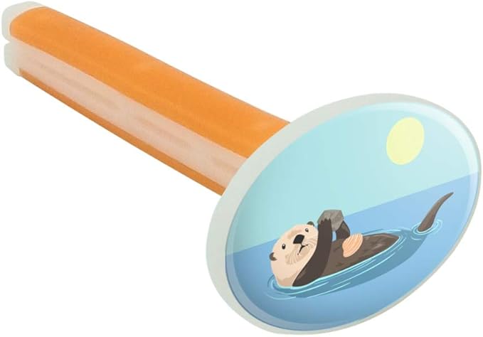 Sea Otter Eating Giant Clam Car Air Freshener Vent Clip