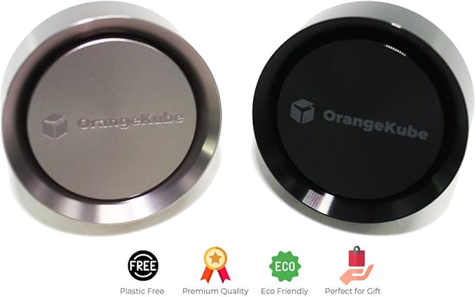 [Aluminum] Premium Air Freshener (Black) - Essential Oil Diffuser, Scented Clay Balls, Customizable Scent Pads, Aluminum Diffuser - Perfect Air Freshener for Car and Home