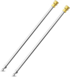 Sealegend Pressure Washer Extension Wand, 17 Inch Power Washer Lance, 2 Packs Stainless Steel with 1/4" Quick Connect, 4000 PSI