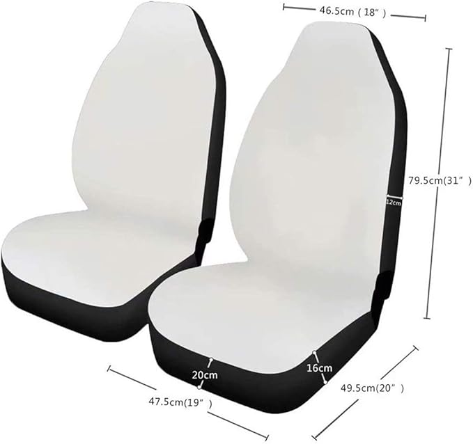 KEIAHUAN Purple Dragon Car Seat Covers for Women Men Gift Stretch Car Front Seat with Rear Backrest Bottom Bench Cover for Auto Cars Sedan SUV Automotive Interior
