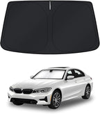 KUST Windshield Sun Shade for BMW 3 Series Accessories 2019-2025 2026 Window Shade Sun Visor Cover Foldable Blocks UV Rays Keep Your Car Cooler
