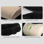 Car Headrest Neck Pillow Support Memory Foam Ergonomic Design Accessory for Driving Seat Fatigue Relief Compatible with Model S X 3 Y & Cybertruck - 1 Piece