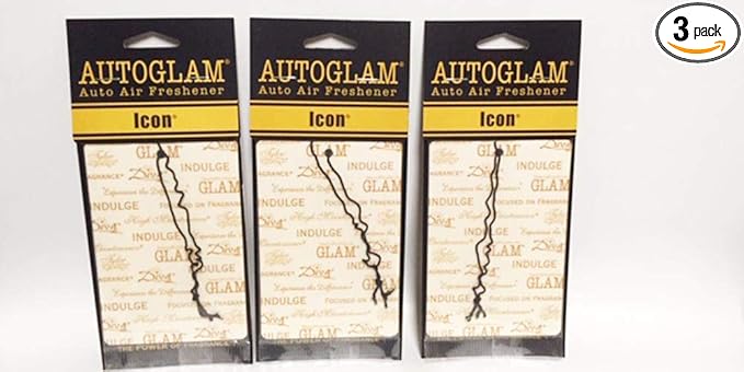 Tyler Candle AutoGlam Car Freshener, ICON Scent (3) (3)