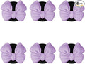 6PCS Bow Car Air Freshener Clips, Cute Air Conditioning Vent Clip, Aesthetic Car Interior Decoration Accessories, Automotive Dashboard Air Vent Trim Clip for Women Girl (Purple)