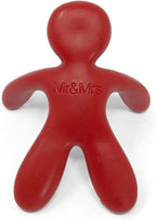 Cesare Car Air Freshener Peppermint Fragrance Red Long Lasting 45 Days Air Vent Clip Uses Alcohol-Free Fragrance Oil Non-Toxic EVA Material