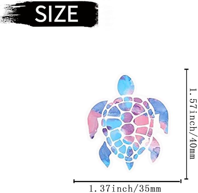 6 Pcs Sea Turtle Air Vent Clips, Cute Sea Turtle Car Air Fresheners Vent Clips Air Conditioning Outlet Clip Funny Decoration Interior Decor Car Accessories for Women Men
