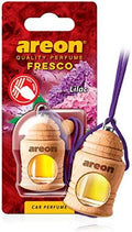 AREON Fresco FRTN12 Hanging Car and Home Air Freshener, Lilac (Pack of 3)