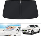KUST Windshield Sun Shade for Maserati Levante Accessories 2017-2024 Window Sunshade Sun Visor Protector Foldable Blocks UV Rays Keep Your Car Cooler