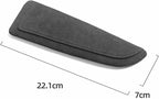 BETTERHUMZ Car Door Armrest Cushion Pad for Alcantara Suede, Car Elbow Rest Pad for BMW 3 4 5 6 7 8 X1 X3 X4 X5 X6 Z4 Series Car Accessories (Right, Black line)