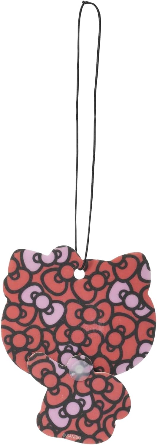 Hello Kitty Automotive Air Fresheners: PlastiColor Wiggle Hanging Car Air Freshener - Odor Eliminator for Car, Cute Hanging Air Freshener for a Fresh Driving Experience, 6 Packs