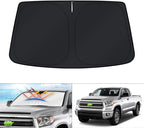 KUST Windshield Sun Shade for 2026 2025 2024-2007 Toyota Tundra Accessories Front Window Sunshade Sun Visor Protector Foldable Blocks UV Rays Keep Your Car Cooler