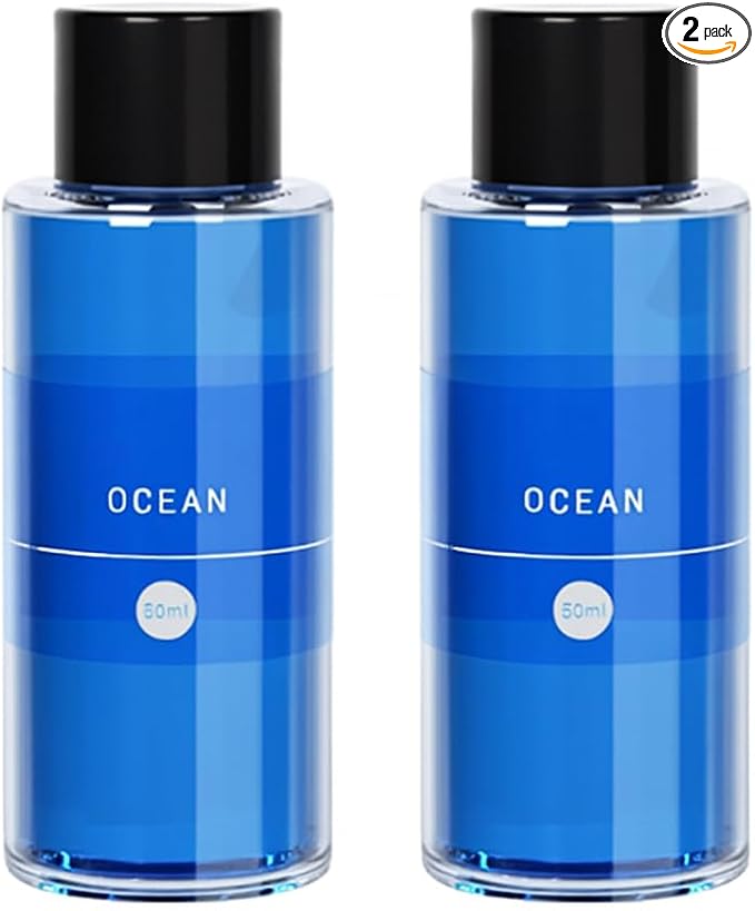 Car Perfume Refill of 2 x 50 ml: Elevate Your Drive with the Essence of Elegance (2 x Ocean)