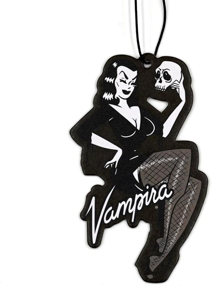 kreepsville 666 Hanging Horror Car Air Freshener Spooky Scent (Vampira Skull Pin-Up)